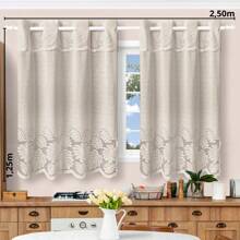 Kitchen Window Curtains - Gris - Voir 4