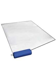 Tapis de mousse en aluminium double face imperméable pour l'extérieur, tapis isolant en feuille d'aluminium imperméable pour pique-nique, plage, tente de camping