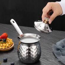 Stainless Steel Coffee Pot With Handle And Pointed Spout For Latte Art, Milk Frothing Pitcher, Milk Frother Cup, Latte Art Jug School Supplies Back To School - Multicolor - View 4