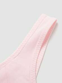 Balabala Đồ lót cho bé gái tuổi mới lớn, Tuổi dậy thì, Áo ngực, Áo lót, Không dấu vết, Chống xấu hổ, Học sinh tiểu học - Hồng - Xem 6