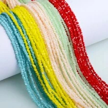 120pcs Triangle Austrian Crystal Glass Beads Spacer Loose Beads For Jewelry Making Bracelets & Bangles Necklace DIY 4mm