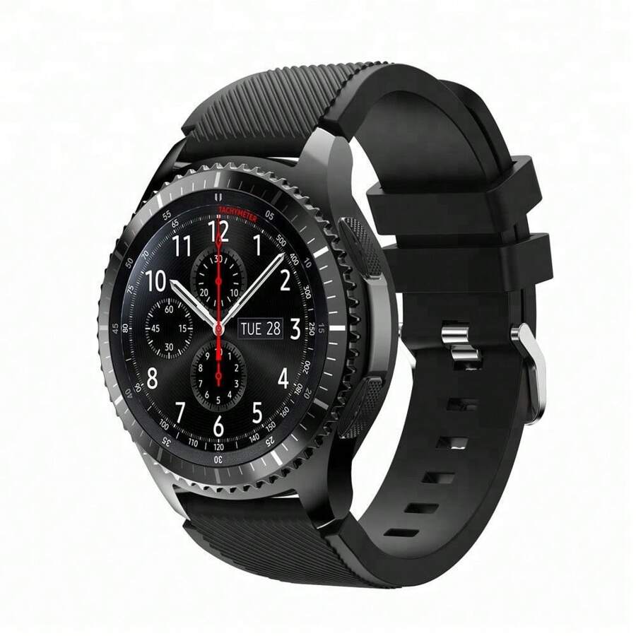 1pc 20mm 22mm Band Compatible With Samsung Galaxy Watch 4/Classic/46mm/42mm/Active 2 Gear S3/S2 Silicone Bracelet GT/2/GT2/3 Pro Strap
