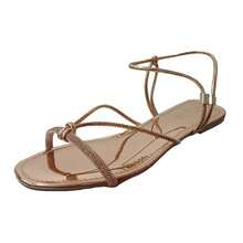 Women Flat Sandals - 金色 - 查看 2