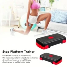 1 szt. Stepper fitness: regulowana platforma do ćwiczeń aerobowych do jogi, treningu osobistego i odchudzania Akcesoria do siłowni, Deporte, Gimnasio, Ejercicio En Casa, Maquinas De Gimnasio, Entrenamiento En Casa