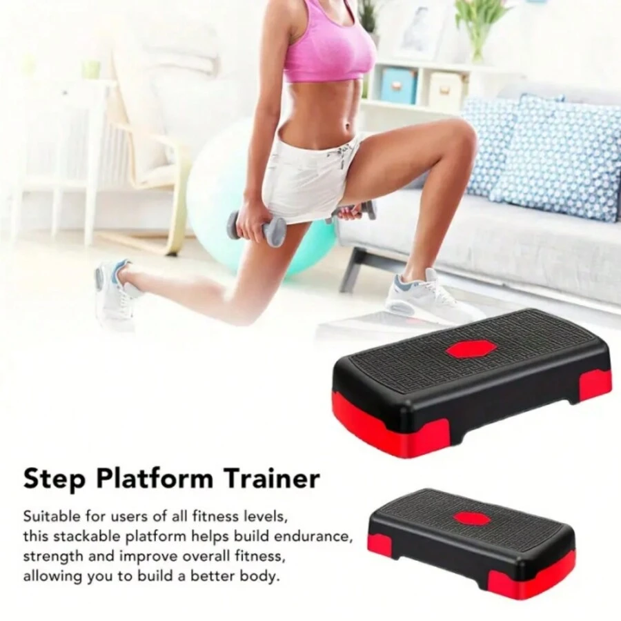 1 szt. Stepper fitness: regulowana platforma do ćwiczeń aerobowych do jogi, treningu osobistego i odchudzania Akcesoria do siłowni, Deporte, Gimnasio, Ejercicio En Casa, Maquinas De Gimnasio, Entrenamiento En Casa