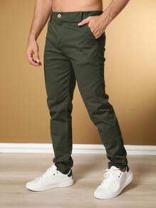 Men Jeans - Green - View 1