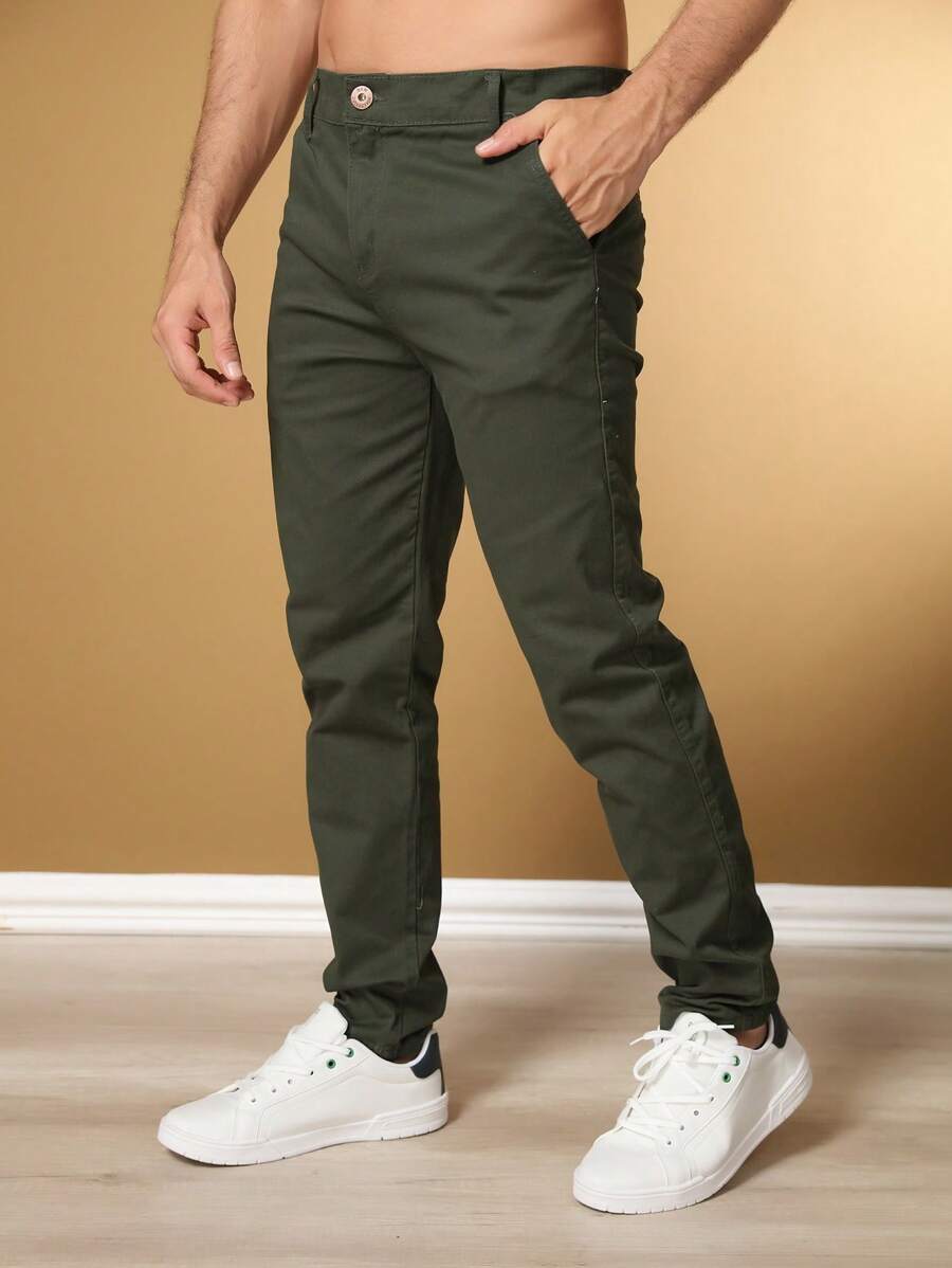 Men Jeans - Green - View 1