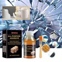 Multipurpose Fast-Drying Natural Curing Adhesive Glue For Wood, Leather, Glass Bonding And Welding - Multicolor - View 1