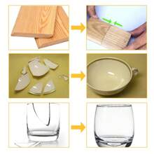 Multipurpose Fast-Drying Natural Curing Adhesive Glue For Wood, Leather, Glass Bonding And Welding - Multicolor - View 3