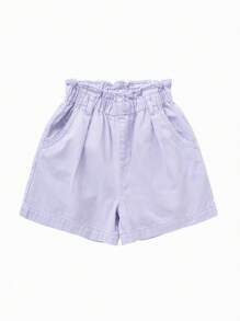 Balabala Tween Girls Pants, Tween Girls Denim Shorts, Summer Big Kids' Fashionable Short Pants,