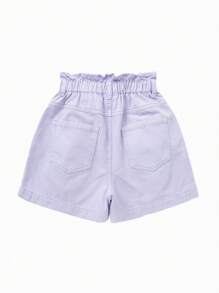 Balabala Tween Girls Pants, Tween Girls Denim Shorts, Summer Big Kids' Fashionable Short Pants,