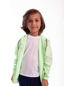 Tween Girls Jackets - 青檸色 - 查看 3