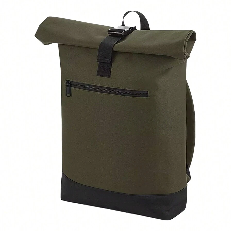 Bagbase Roll-Top Backpack / Rucksack / Bag (12 Litres) ( Green) - Army Green - View 1