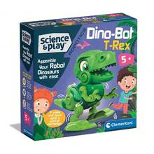 Juego Construcción Dino Bot T-Rex. Fácil de montar gracias a las herramientas incluidas 20x20x6 cm ✅ Entrega 24/48h a España (península) - Juguetes Construcción en Caja - Clementoni - Ref. 75073.3 - Multicolor - Ver 2