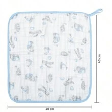 Baby Bibs & Burp Cloths - 淺藍色 - 查看 3