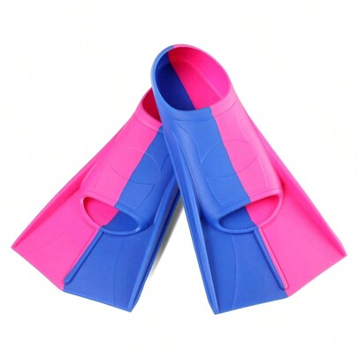 BOKEFA 1 Piece Swimming Silicone Footbeds With Wide Fins And Open Toe Design Make Swimming Easy And Fun - Suitable For Beginners! Soft Natural Rubber Footbed, Made Of High Quality Soft Silicone