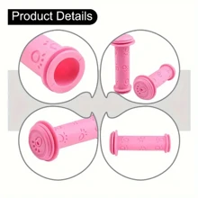 1pair Universal MTB Bike Handlebar Grips, Soft Rubber Handle Grips, Cycling Accessories