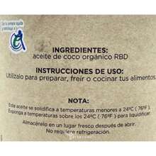 Aceite de Coco Virgen Orgánico 1 lt E-Nature - Blanco - Ver 5