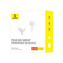 Baseus Bowie E19 無線耳機 Bluetooth 5.3大低音12mm單元驅動器 IPX5防水耳塞 33小時電池壽命耳罩式耳機（白色） - 白色 - 查看 10