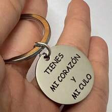 1 件特别钥匙扣，适合我的伴侣，情人节礼物，情人节礼物的理想选择，汽车配件包饰学院风可爱哥特式 Y2k 包饰挂绳，带身份证夹，汽车配件包饰 - 銀色 - 查看 5