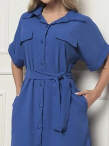 Women Dresses - Xanh đậm - Xem 3