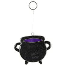 Something Different Mystical Cauldron Suncatcher (Black/Purple) - Natural Black - View 1