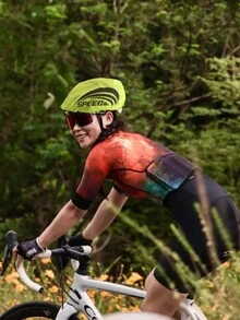 1pc/Bicycle Helmet Cover With Reflective Strip, Waterproof Cycling Helmet Rain Cover - Multicolor - View 4