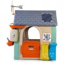 Casa Feber Recycle Eco House 20x105,5x109,5 cm - Casitas Infantiles - Casas de Jardín - Ref. FEH26000 - Multicolor - Ver 1