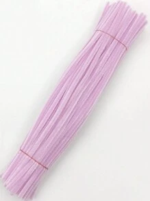 100入組30cm的馬卡龍彩色扭轉棒，DIY材料的合成毛皮條，可摺疊 - 彩色 - 查看 18