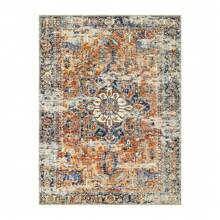 Khaki Bedding Washable Rugs Living Room Area Rugs Orange Vintage Boho Rugs Large Non Slip Carpet Moroccan Rugs Short Pile Rugs For Bedroom Dining Room Kitchen Soft Faux Wool Rugs (80x150cm,120x170cm,200x300cm) - Khaki - View 5