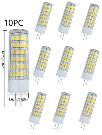 4W G4 LED Bulb, Replacement For G4 Bulbs, Daylight 6000K Or Warm White 3000K, AC 220V, 5pcs/Set Or 10pcs/Set