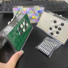 1pc Folding Magnetic Creative Game Set, Chess, Backgammon, Dice Game, Portable Lightweight Classic Strategy Game Kit With Outdoor Fun, Multiplayer Interactive Mind Game, Birthday Gift, Interest Cultivation - Multicolor - View 5