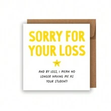 Graduation Card, Funny Card, Leaving Card, Thank You Card - Multicolor - View 4