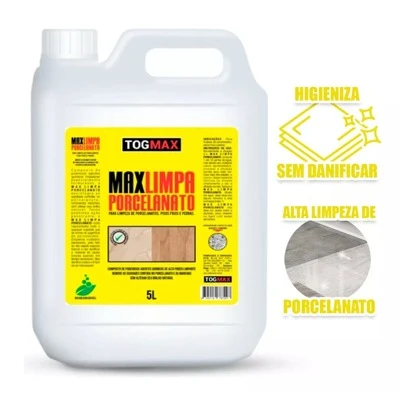 Max Limpa Porcelanato Mármores Granitos Pisos Uso Diário ou Pesado 5 Litros Togmax