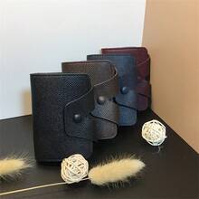 Wholesale Of Men's Multi Slot Bank Card Identification Bags With Large Capacity, Small Size, And Concealed Buckle Card Clips - Multicolor - View 1