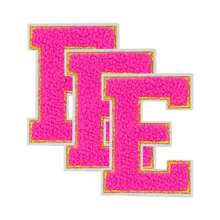 3 件 A-Z 3.15 英寸大号雪尼尔刺绣字母贴片，熨烫缝制字母贴片，用于衣服、夹克、帽子、书籍、背包的缝制贴花 - DIY 刺绣用品 - 白色 - 查看 74