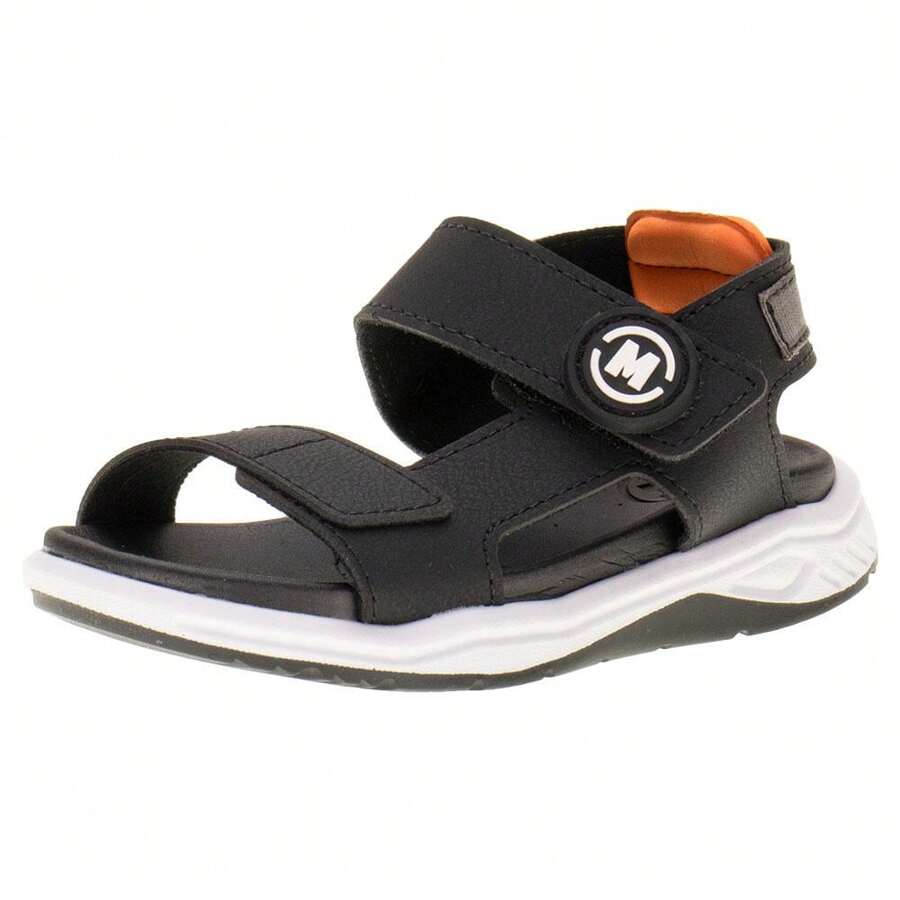 Kids Flat Sandals - 黑色 - 查看 1