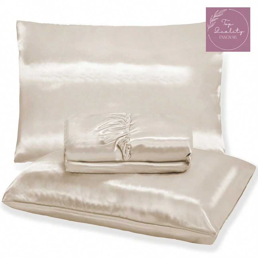 Sheet Sets With Pillowcases - Màu Khaki - Xem 1