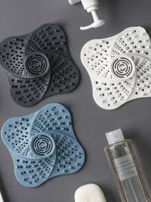 1入組浴室專用塑料頭髮過濾器，排水口防堵及防蚊蟲蓋，適用於水槽和淋浴器的頭髮捕捉器 - 彩色 - 查看 6