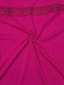 Women T-Shirts - 玫紅色 - 查看 4