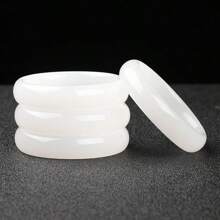 1 pulsera de jade natural de grado A, pulsera de piedras preciosas de calidad (disponible en múltiples tamaños y colores) para mujer, pulsera de moda, pulsera de meditación curativa con piedra verde lisa, pulsera de piedra natural que puede promover sabiduría, equilibrio y paz. Regálela como un regalo.