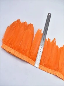 2 Meters Per Pack 15-20cm-6-8inch Goose Feathers For Sewing In Dress Trim Fringes Clothes NeedleworkDIY Headpiece Decor Wedding Supplies Handicraft Accessories - Multicolor - View 22