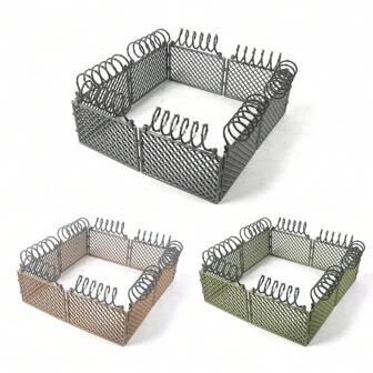 迷你积木组装 DIY 铁丝网围栏玩具套装配件玩具房间装饰