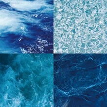 24張 6"x6" 复古水波紋相簿紙，圖案紙包 DIY 手工製作背景紙 1包 - 彩色 - 查看 4