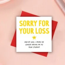 Graduation Card, Funny Card, Leaving Card, Thank You Card - Multicolor - View 7