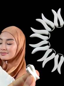 1包6个头巾别针/围巾夹，OPP袋包装 - 彩色 - 查看 8