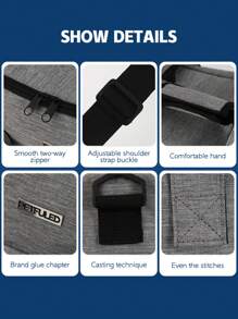 FULED 狗狗旅行包，狗狗食物背包，狗狗零食背包，狗狗猫咪周末宠物旅行套装，符合航空公司规定，带多功能口袋的旅行包，含2个宠物食品容器和2个可折叠硅胶碗（硅胶碗颜色随机） - 彩色 - 查看 7