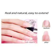 6 piezas. Polygel/Acrygel 30g. - transparente - Ver 6