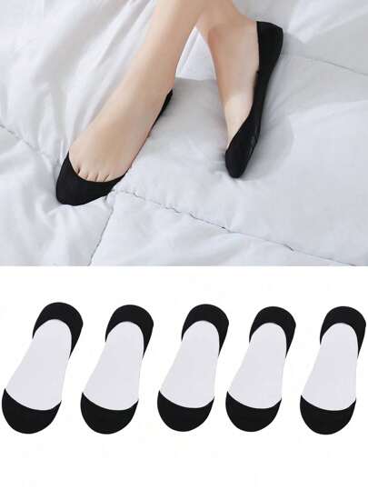 3pairs Simple Invisible Socks