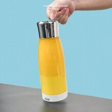 Máy ép trái cây cầm tay có nhiều chức năng sử dụng tại nhà, cốc sinh tố mini chạy điện, trộn trái cây, chế biến và ép trái cây thực phẩm - trắng - Xem 6